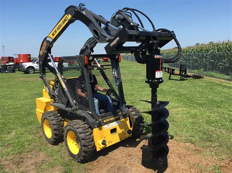 skid steer auger mount|auger drive size chart.